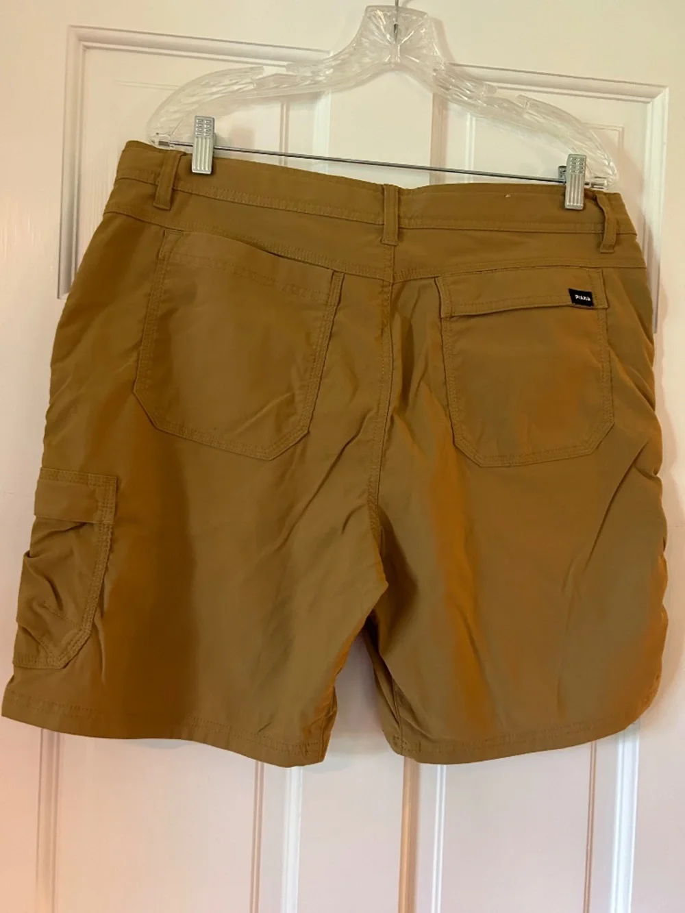 PRANA MENS SHORTS DARK TAN SIZE 36/8